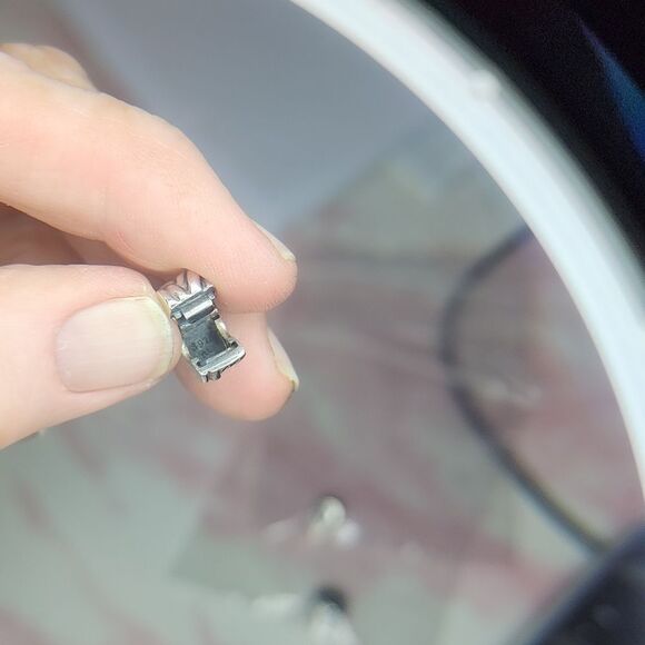 Authentic Pandora Retired Vintage Spacer Clips GUC - Picture 2 of 6